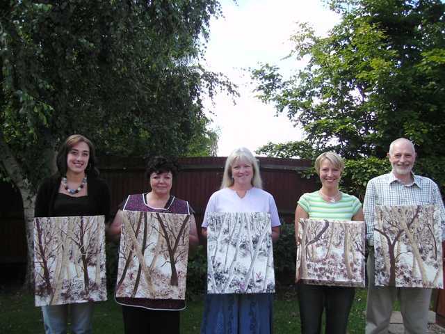 art class in shropshire with artist diane jennings